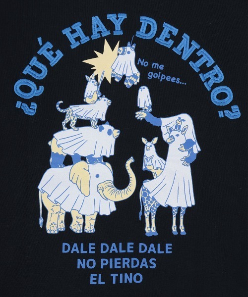 チチカカ（チチカカ）の「おばけアニマル裏起毛フーディー（パーカー・メンズ・ブラック/オートミール・FREE）」の10枚目の写真