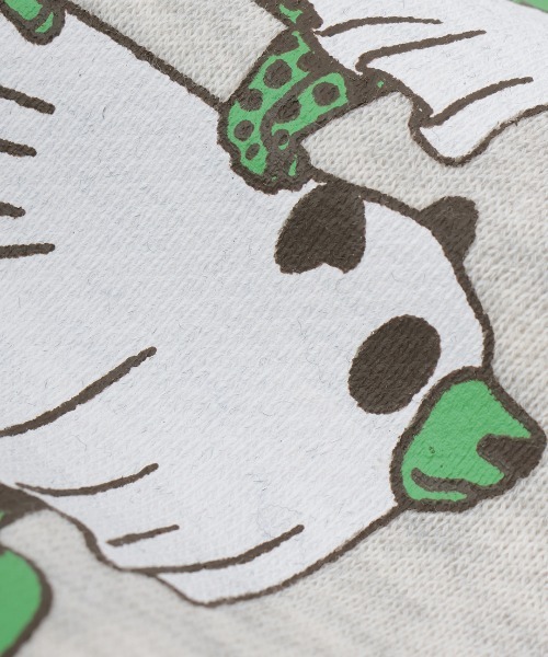 チチカカ（チチカカ）の「おばけアニマル裏起毛フーディー（パーカー・メンズ・ブラック/オートミール・FREE）」の13枚目の写真