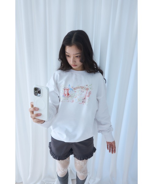 Smyeon(スミョン)の「Frill short pants/フリルデザインショートパンツ(その他パンツ・レディース・ブラック/チャコールグレー・SMALL/MEDIUM)」の18枚目の写真