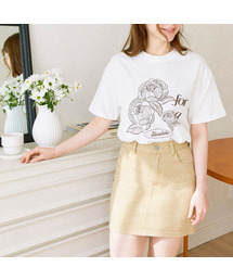 Cotton mini skirt_4 Colors