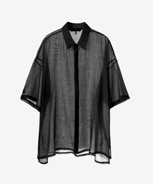 UNTAGE（アンテージ）の「セミシア半袖シャツ[Black(UNISEX)]_UTS-SS62（シャツ/ブラウス・メンズ・その他・MEDIUM/LARGE）」の5枚目の写真