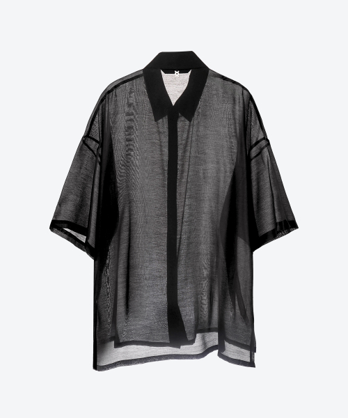 UNTAGE（アンテージ）の「セミシア半袖シャツ[Black(UNISEX)]_UTS-SS62（シャツ/ブラウス・メンズ・その他・MEDIUM/LARGE）」の6枚目の写真
