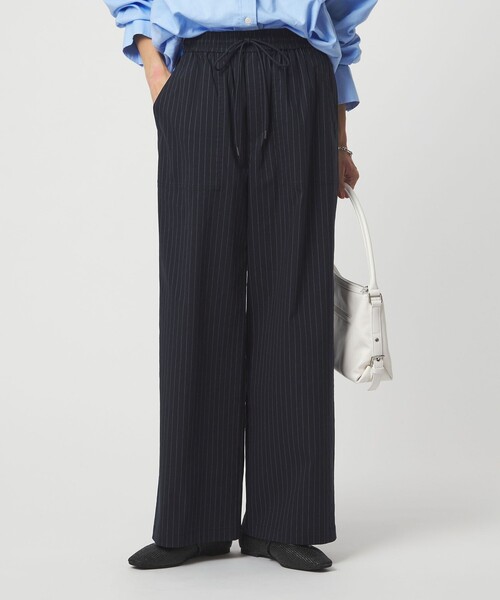 green label relaxing（グリーンレーベルリラクシング）の「［size SHORT/TALLあり］オルマイ LI/MIX ベイカー パンツ（その他パンツ・レディース・オフホワイト/ブラック/ライトグレー/ブラウン/ピンク/ベージュ/ネイビー/オリーブ/その他1・SHORT/34/36/38/40/42/44/TALL）」の8枚目の写真