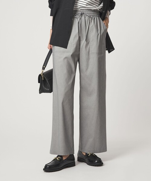 green label relaxing（グリーンレーベルリラクシング）の「［size SHORT/TALLあり］オルマイ LI/MIX ベイカー パンツ（その他パンツ・レディース・オフホワイト/ブラック/ライトグレー/ブラウン/ピンク/ベージュ/ネイビー/オリーブ/その他1・SHORT/34/36/38/40/42/44/TALL）」の21枚目の写真