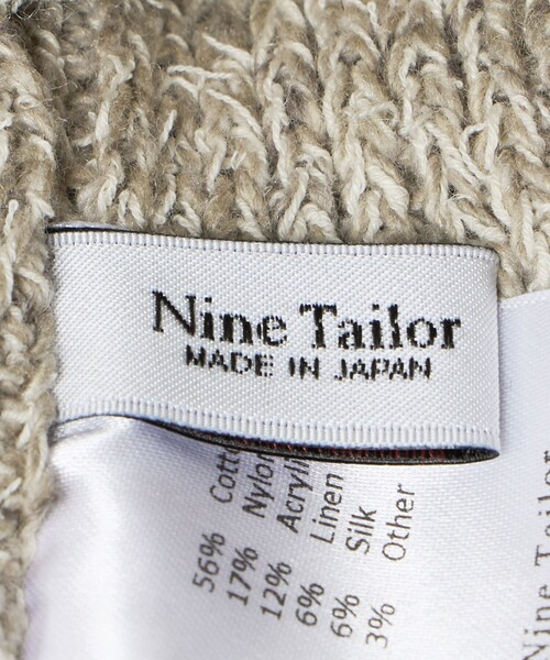 Nine Tailor（ナインテイラー）の「＜Nine Tailor＞ORACH ワッチ（ニットキャップ/ビーニー・メンズ・ナチュラル/ブラック・FREE）」の9枚目の写真