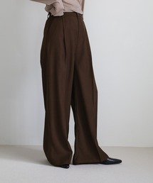 select MOCA | センタープレスワイドストレートスラックス(スラックス)