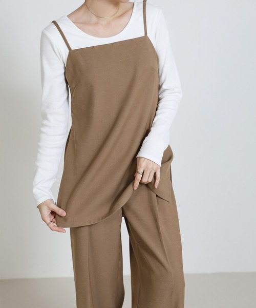 select MOCA（セレクトモカ）の「センタープレスワイドストレートスラックス（スラックス・レディース・ベージュ/ブラウン/ブラック・LARGE/MEDIUM）」の17枚目の写真