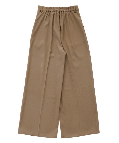 select MOCA（セレクトモカ）の「センタープレスワイドストレートスラックス（スラックス・レディース・ベージュ/ブラウン/ブラック・LARGE/MEDIUM）」の4枚目の写真