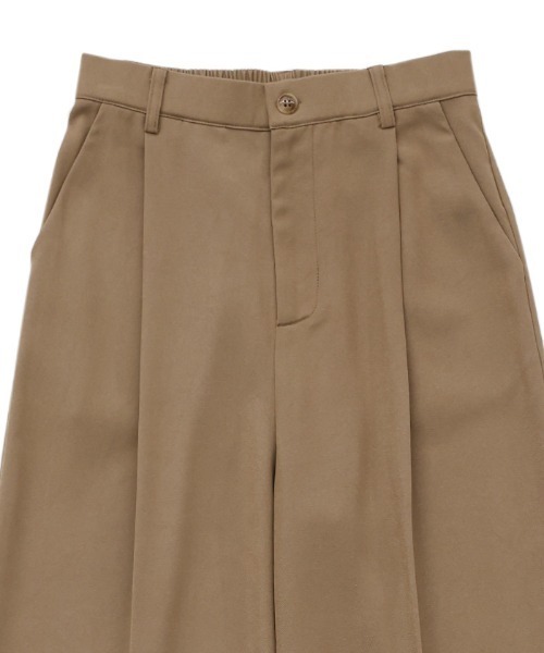select MOCA（セレクトモカ）の「センタープレスワイドストレートスラックス（スラックス・レディース・ベージュ/ブラウン/ブラック・LARGE/MEDIUM）」の5枚目の写真