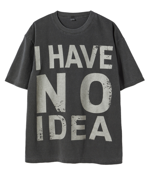 UNTITLED SEOUL(アンタイトル ソウル)の「アンタイトル ノ アイデア ピグメントウォッシュ 半袖 ウォッシュドブラック(Tシャツ/カットソー・メンズ・その他・MEDIUM/LARGE/X-LARGE)」の1枚目の写真
