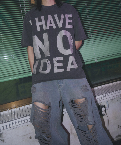 UNTITLED SEOUL(アンタイトル ソウル)の「アンタイトル ノ アイデア ピグメントウォッシュ 半袖 ウォッシュドブラック(Tシャツ/カットソー・メンズ・その他・MEDIUM/LARGE/X-LARGE)」の2枚目の写真