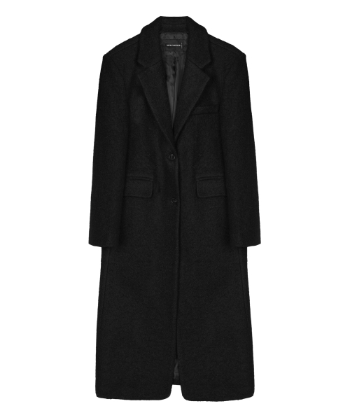 NICK&NICOLE(ニックアンドニコール)の「CLASSIC WOOL LONG TAILORED COAT_BLACK(チェスターコート・レディース・その他・FREE)」の4枚目の写真