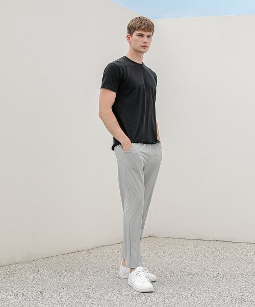 BLACK MONSTER FIT(ブラックモンスターフィット)の「エアトリコート起毛スラックス(2カラー)/ BM220823(スウェットパンツ・レディース・ブラック/グレー・SMALL/MEDIUM/X-LARGE/2XL/LARGE)」の7枚目の写真