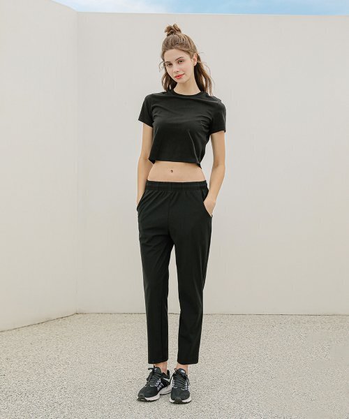 BLACK MONSTER FIT(ブラックモンスターフィット)の「エアトリコート起毛スラックス(2カラー)/ BM220823(スウェットパンツ・レディース・ブラック/グレー・SMALL/MEDIUM/X-LARGE/2XL/LARGE)」の9枚目の写真