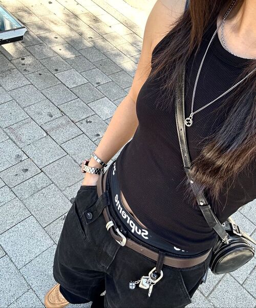 SAND MUSEUM（サンドミュージアム）の「OAK BAG MINI [Crack Black]（メッセンジャーバッグ・レディース・その他・FREE）」の9枚目の写真
