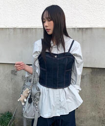 FREE'S MART | ◆パネル切り替えデニムビスチェ(シャツ/ブラウス)
