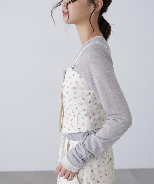 FREE'S MART(フリーズマート)の「◆パネル切り替えデニムビスチェ(シャツ/ブラウス・レディース・ホワイト系その他/ブルー系その他/ワンウォッシュ・FREE)」の15枚目の写真