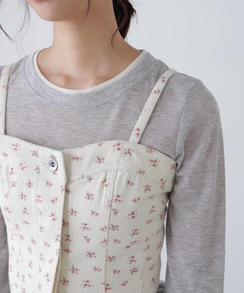 FREE'S MART(フリーズマート)の「◆パネル切り替えデニムビスチェ(シャツ/ブラウス・レディース・ホワイト系その他/ブルー系その他/ワンウォッシュ・FREE)」の18枚目の写真