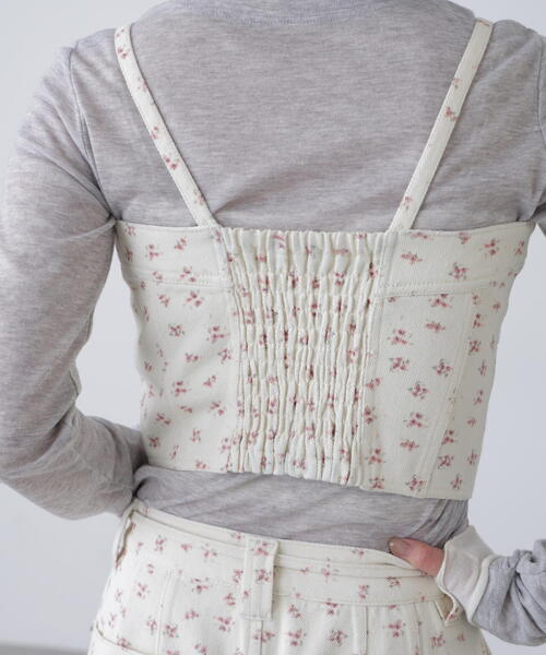 FREE'S MART(フリーズマート)の「◆パネル切り替えデニムビスチェ(シャツ/ブラウス・レディース・ホワイト系その他/ブルー系その他/ワンウォッシュ・FREE)」の22枚目の写真