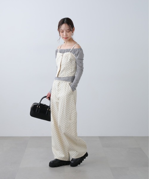 FREE'S MART（フリーズマート）の「◆パネル切り替えデニムビスチェ（シャツ/ブラウス・レディース・ワンウォッシュ/ブルー系その他/ホワイト系その他/ホワイト系その他2・FREE）」の6枚目の写真