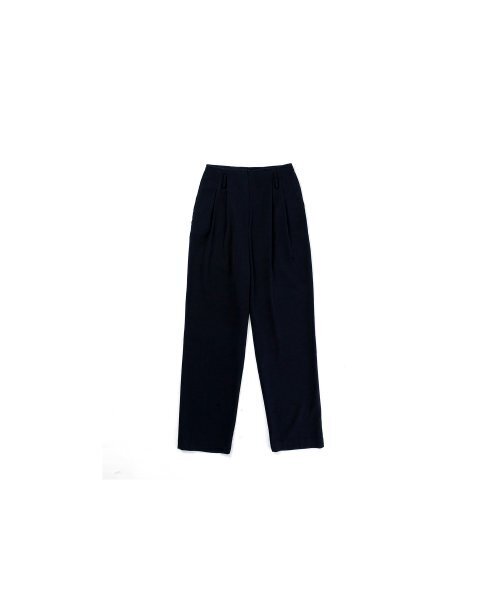 320SHOWROOM(320ショールーム)の「COTTON TUCK TAPERED PANTS BLACK(その他パンツ・レディース・その他・SMALL/MEDIUM)」の3枚目の写真