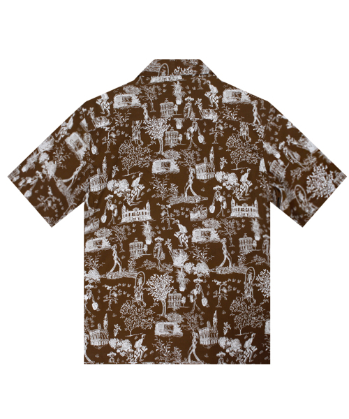 THESHIRTHOUSE(ザシャツハウス)の「ハワイアンシャツ プラハ-ブラウン(シャツ/ブラウス・メンズ・その他・1/2/3)」の2枚目の写真