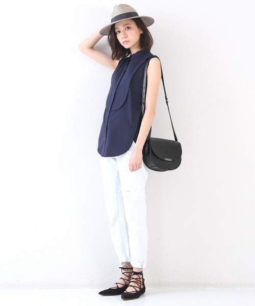 PICHE ABAHOUSE（ピシェ アバハウス）の「bianc ギリーフラットシューズ（パンプス・レディース・オレンジ/ベージュ/ブラック・39/38/36/37/35/34/40）」の17枚目の写真