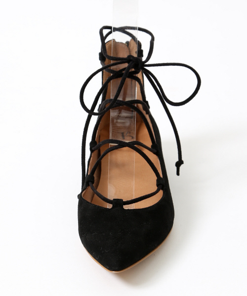 PICHE ABAHOUSE（ピシェ アバハウス）の「bianc ギリーフラットシューズ（パンプス・レディース・オレンジ/ベージュ/ブラック・39/38/36/37/35/34/40）」の8枚目の写真