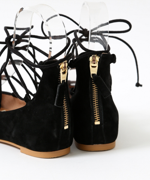 PICHE ABAHOUSE（ピシェ アバハウス）の「bianc ギリーフラットシューズ（パンプス・レディース・オレンジ/ベージュ/ブラック・39/38/36/37/35/34/40）」の11枚目の写真