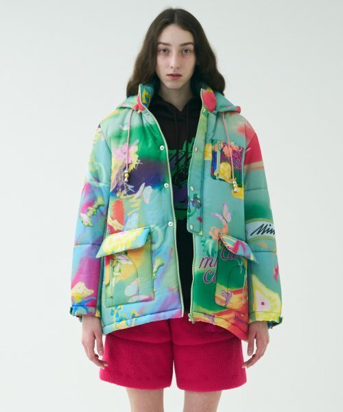 MUSH FOREST DTP HALF PUFFER/GREEN