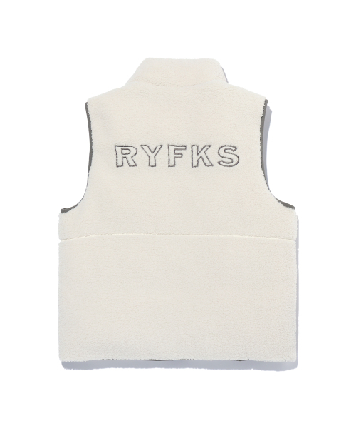 RAYFIKERS(レイフィカース)の「ウールボアリバーシブルデュアルベスト MP4JU805_KHAKI(ダウンベスト・メンズ・その他・100/95/105)」の5枚目の写真