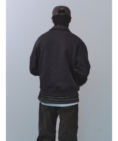 KIJUN MEN（キジュンメンズ）の「Crest Half Zip-Up Pullover Charcoal（スウェット・メンズ・その他・MEDIUM/LARGE/X-LARGE）」の5枚目の写真