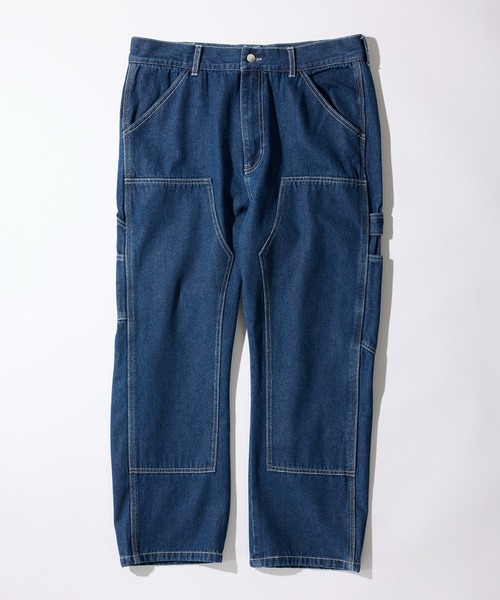 MAISON CLUB(メゾンクラブ)の「【MAISON CLUB】VINTAGE WASHED Recycled Denim DOUBLE KNEE WORK PANTS /ヴィンテージウォッシュリサイクルデニムパンツ ダブルニー(デニムパンツ・メンズ・ブラック/サックスブルー/ネイビー/グレー/ブラック系その他2・L/M/XL)」の11枚目の写真