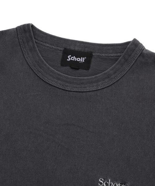 schott(ショット)の「Schott/ショット/Schott NEW YORK CITY EMB. T-SHIRT/ショット ニューヨークシティ 刺繍 Tシャツ(Tシャツ/カットソー・メンズ・ブラック/ホワイト/ブラウン・M/L/XL/2XL)」の18枚目の写真