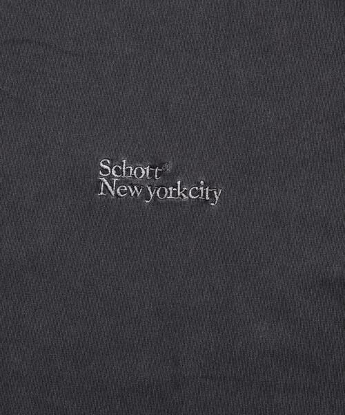 schott(ショット)の「Schott/ショット/Schott NEW YORK CITY EMB. T-SHIRT/ショット ニューヨークシティ 刺繍 Tシャツ(Tシャツ/カットソー・メンズ・ブラック/ホワイト/ブラウン・M/L/XL/2XL)」の16枚目の写真