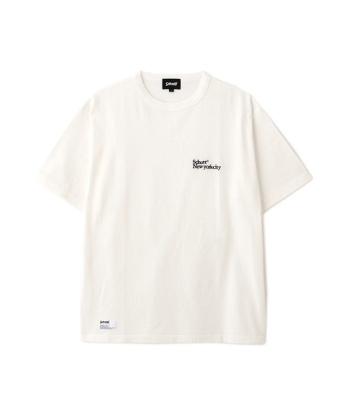 schott(ショット)の「Schott/ショット/Schott NEW YORK CITY EMB. T-SHIRT/ショット ニューヨークシティ 刺繍 Tシャツ(Tシャツ/カットソー・メンズ・ブラック/ホワイト/ブラウン・M/L/XL/2XL)」の5枚目の写真