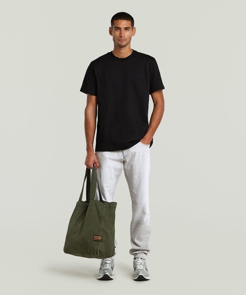 G-STAR(ジースター)の「【UNISEX】Big Tote Bag/ビッグサイズカラーデニムウォッシュド加工トートバッグ(トートバッグ・メンズ・カーキ・ONE SIZE)」の2枚目の写真