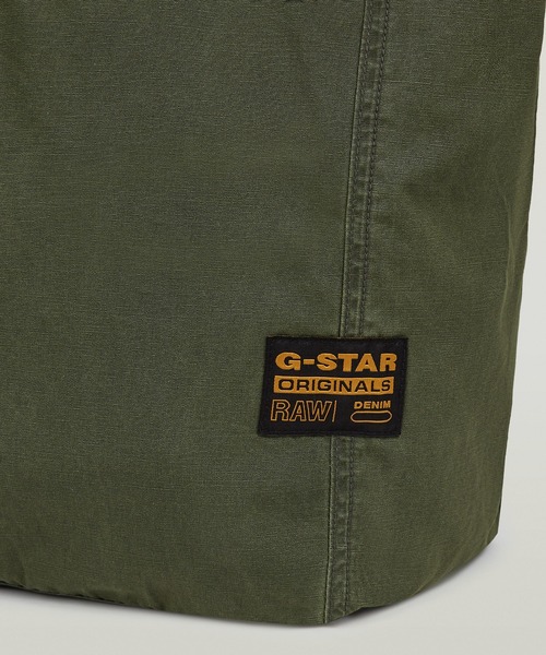 G-STAR(ジースター)の「【UNISEX】Big Tote Bag/ビッグサイズカラーデニムウォッシュド加工トートバッグ(トートバッグ・メンズ・カーキ・ONE SIZE)」の4枚目の写真