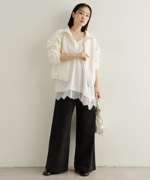 Omekashi（オメカシ）の「レースキャミチュニック（シャツ/ブラウス・レディース・オフホワイト/ベージュ/ブラック・FREE）」の21枚目の写真