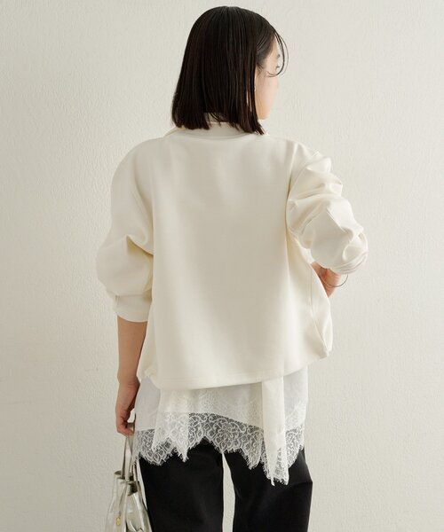Omekashi（オメカシ）の「レースキャミチュニック（キャミソール・レディース・オフホワイト/ベージュ/ブラック・FREE）」の20枚目の写真