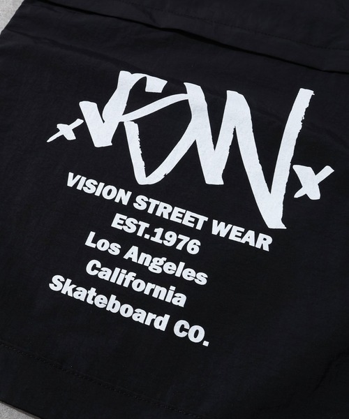 VISION STREET WEAR(ヴィジョンストリートウェア)の「【VISION STREET WEAR/ヴィジョンストリートウェア】Bicolor Knapsack/配色 ナップザック/シューズケース(バックパック/リュック・メンズ・マスタード/ピンク/ブラック/ブルー・FREE)」の15枚目の写真