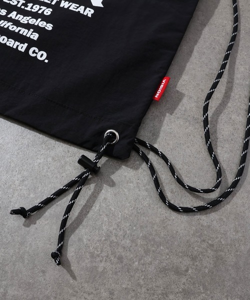 VISION STREET WEAR(ヴィジョンストリートウェア)の「【VISION STREET WEAR/ヴィジョンストリートウェア】Bicolor Knapsack/配色 ナップザック/シューズケース(バックパック/リュック・メンズ・マスタード/ピンク/ブラック/ブルー・FREE)」の14枚目の写真