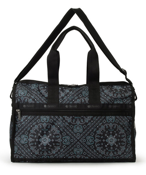 LeSportsac(レスポートサック)の「DELUXE MED WEEKENDER ステレートバンダナ(ボストンバッグ・レディース・グレー・FREE)」の8枚目の写真