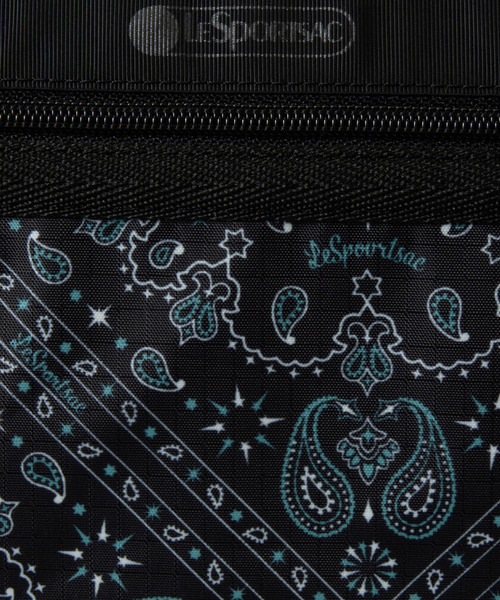 LeSportsac(レスポートサック)の「DELUXE MED WEEKENDER ステレートバンダナ(ボストンバッグ・レディース・グレー・FREE)」の12枚目の写真