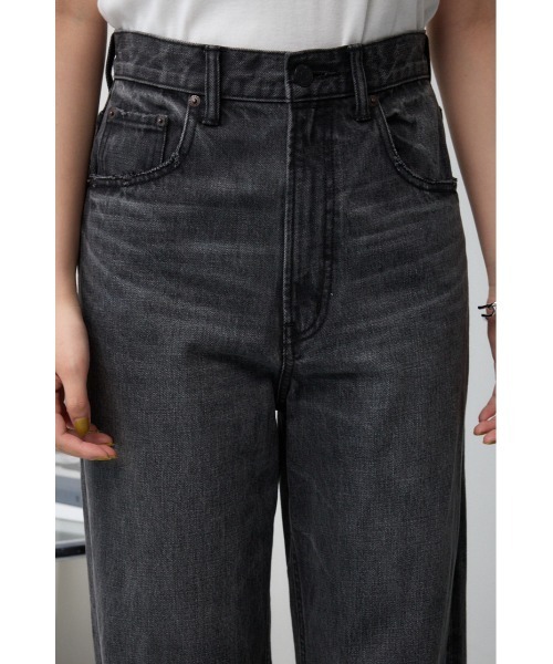 AZUL by moussy（アズールバイマウジー）の「AZUL DENIM ハイウエストワイドデニム（デニムパンツ・レディース・ライトブルー/オフホワイト/ワンウォッシュ/ライトブラック・X-SMALL/SMALL/MEDIUM/LARGE）」の9枚目の写真