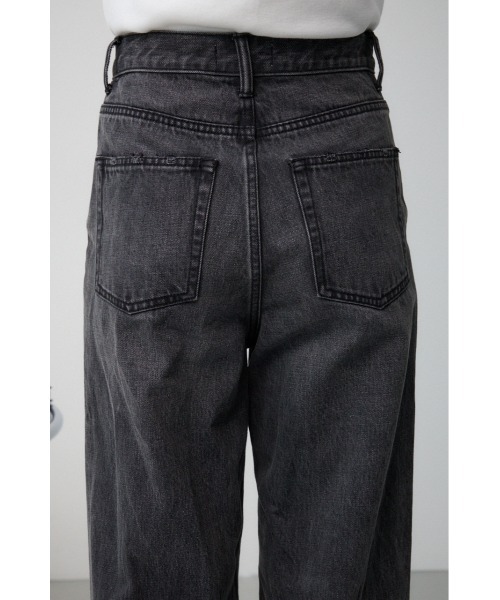 AZUL by moussy（アズールバイマウジー）の「AZUL DENIM ハイウエストワイドデニム（デニムパンツ・レディース・ライトブルー/オフホワイト/ワンウォッシュ/ライトブラック・X-SMALL/SMALL/MEDIUM/LARGE）」の10枚目の写真