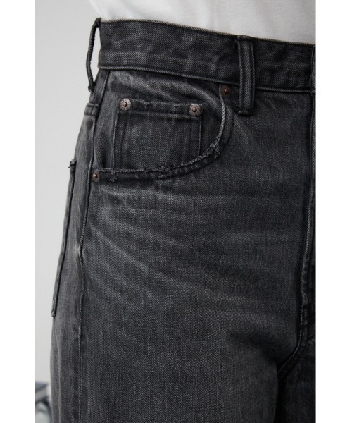 AZUL by moussy（アズールバイマウジー）の「AZUL DENIM ハイウエストワイドデニム（デニムパンツ・レディース・ライトブルー/オフホワイト/ワンウォッシュ/ライトブラック・X-SMALL/SMALL/MEDIUM/LARGE）」の11枚目の写真