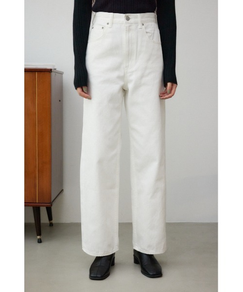 AZUL by moussy（アズールバイマウジー）の「AZUL DENIM ハイウエストワイドデニム（デニムパンツ・レディース・ライトブルー/オフホワイト/ワンウォッシュ/ライトブラック・X-SMALL/SMALL/MEDIUM/LARGE）」の17枚目の写真