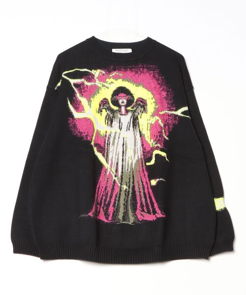 beautiful people(ビューティフルピープル)の「bride ofFrankenstein knitted p(ニット/セーター・メンズ・ブラック・42)」の1枚目の写真