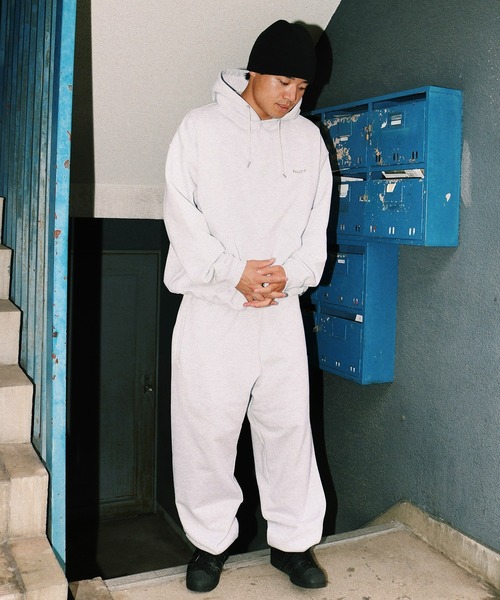 HUF（ハフ）の「HUF eightynine FLEECE HOODIE（パーカー・メンズ・アッシュグレー/ライトブルー/ブラック/オレンジ・L/M/XL/S/XXL）」の12枚目の写真